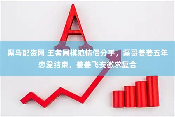 黑马配资网 王者圈模范情侣分手，磊哥姜姜五年恋爱结束，姜姜飞安徽求复合